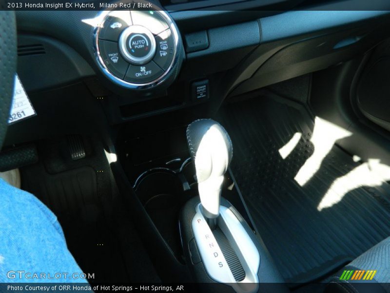 Milano Red / Black 2013 Honda Insight EX Hybrid