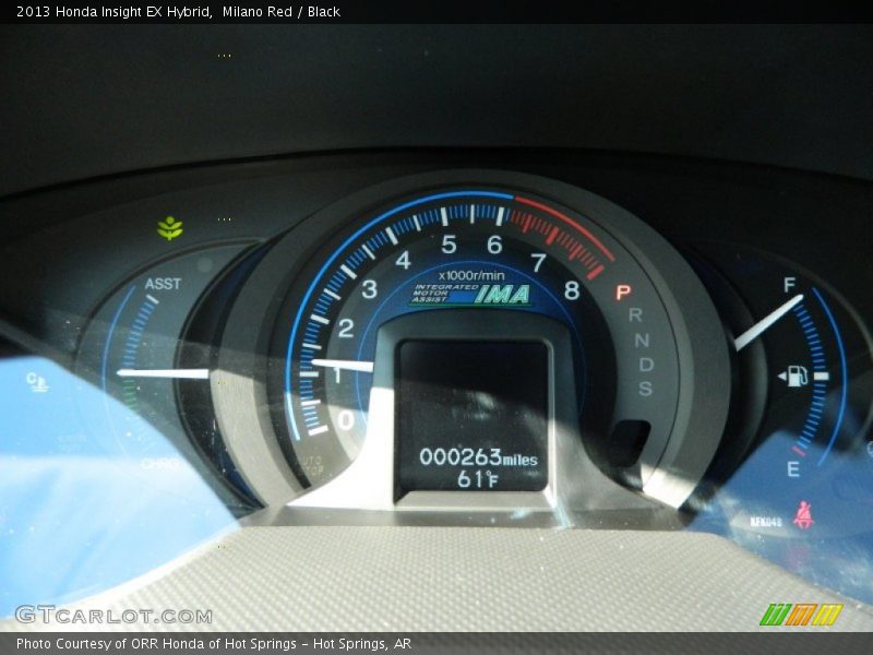 Milano Red / Black 2013 Honda Insight EX Hybrid
