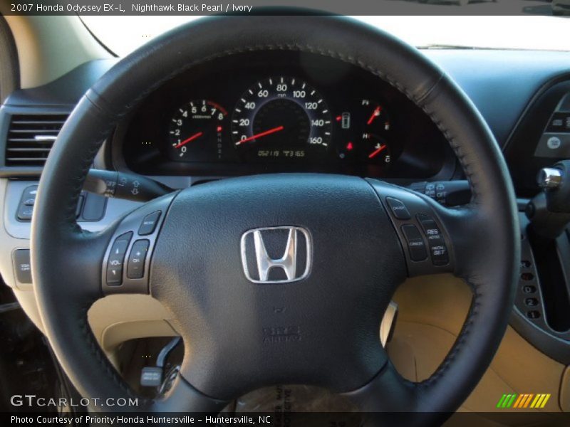Nighthawk Black Pearl / Ivory 2007 Honda Odyssey EX-L