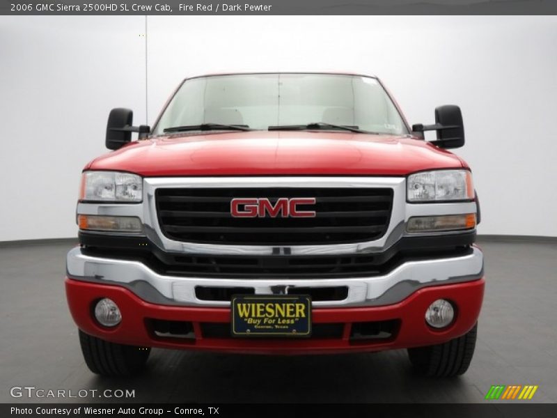 Fire Red / Dark Pewter 2006 GMC Sierra 2500HD SL Crew Cab