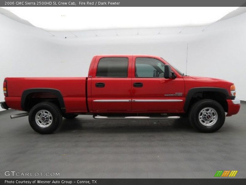 Fire Red / Dark Pewter 2006 GMC Sierra 2500HD SL Crew Cab