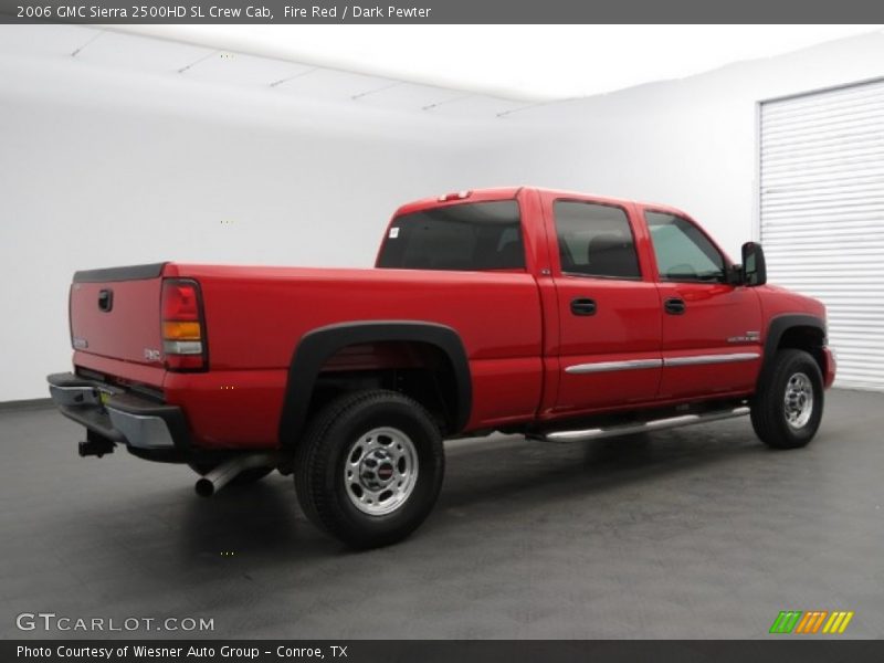 Fire Red / Dark Pewter 2006 GMC Sierra 2500HD SL Crew Cab
