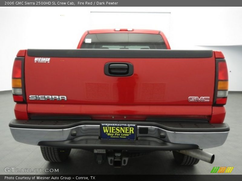 Fire Red / Dark Pewter 2006 GMC Sierra 2500HD SL Crew Cab