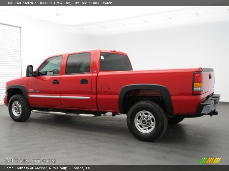 Fire Red / Dark Pewter 2006 GMC Sierra 2500HD SL Crew Cab