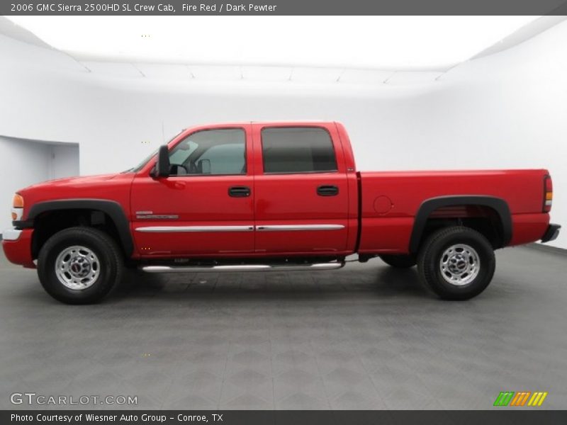 Fire Red / Dark Pewter 2006 GMC Sierra 2500HD SL Crew Cab
