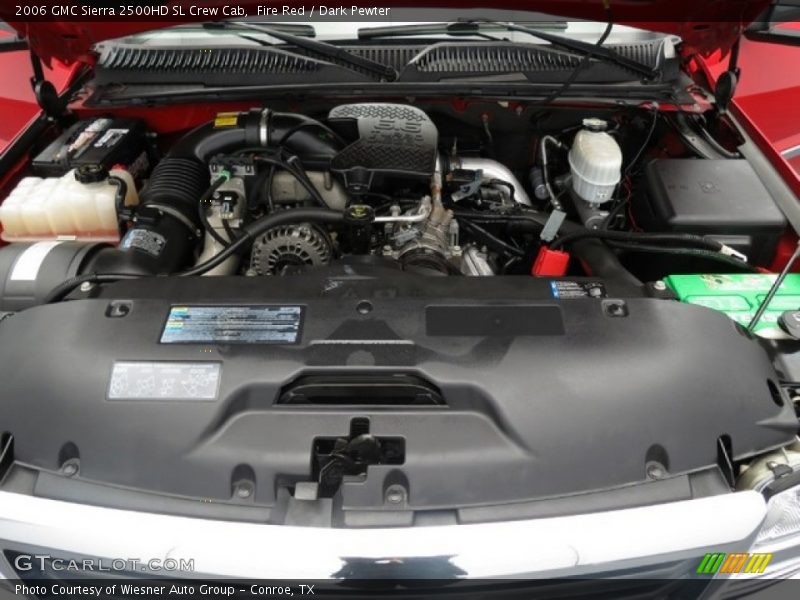 Fire Red / Dark Pewter 2006 GMC Sierra 2500HD SL Crew Cab