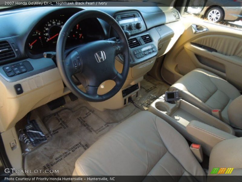 Nighthawk Black Pearl / Ivory 2007 Honda Odyssey EX-L