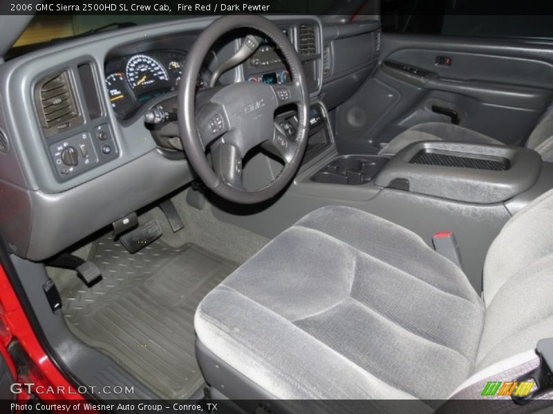 Fire Red / Dark Pewter 2006 GMC Sierra 2500HD SL Crew Cab