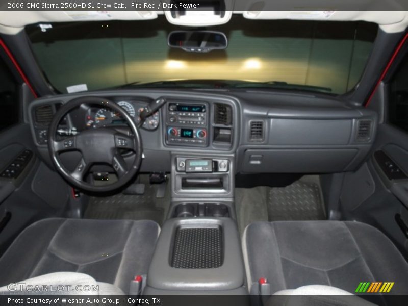 Fire Red / Dark Pewter 2006 GMC Sierra 2500HD SL Crew Cab