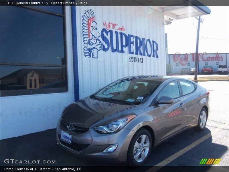 Desert Bronze / Beige 2013 Hyundai Elantra GLS