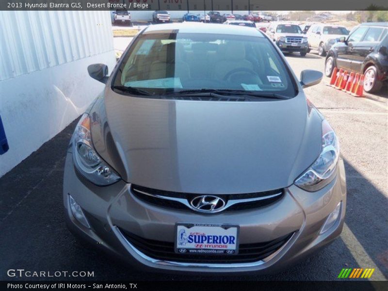Desert Bronze / Beige 2013 Hyundai Elantra GLS