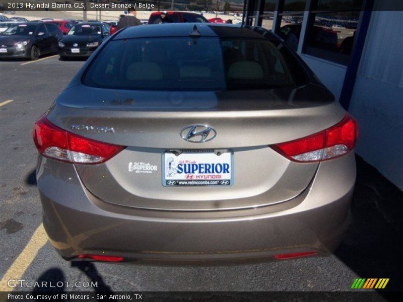 Desert Bronze / Beige 2013 Hyundai Elantra GLS