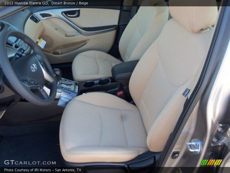 Desert Bronze / Beige 2013 Hyundai Elantra GLS