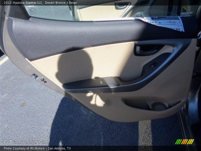 Desert Bronze / Beige 2013 Hyundai Elantra GLS