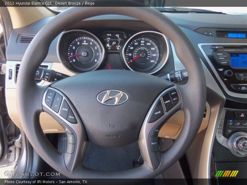 Desert Bronze / Beige 2013 Hyundai Elantra GLS