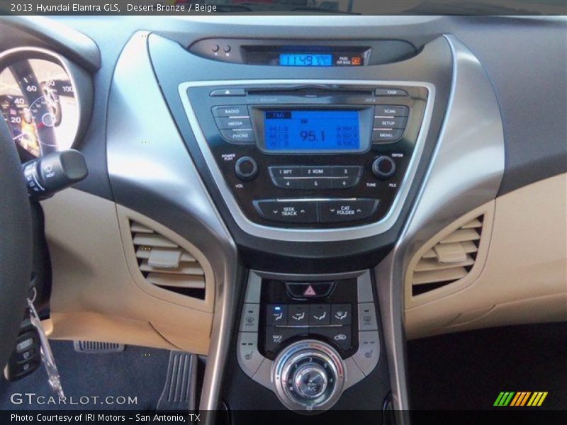Desert Bronze / Beige 2013 Hyundai Elantra GLS