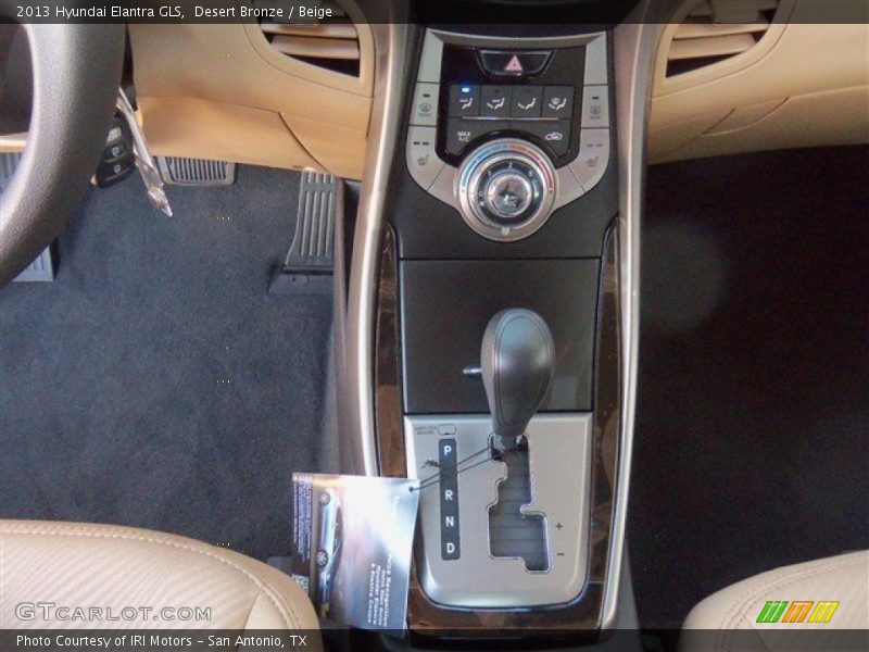 Desert Bronze / Beige 2013 Hyundai Elantra GLS