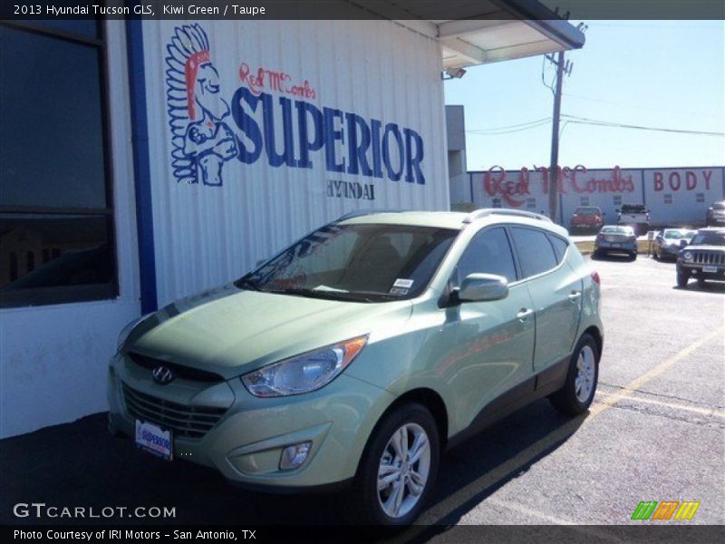 Kiwi Green / Taupe 2013 Hyundai Tucson GLS