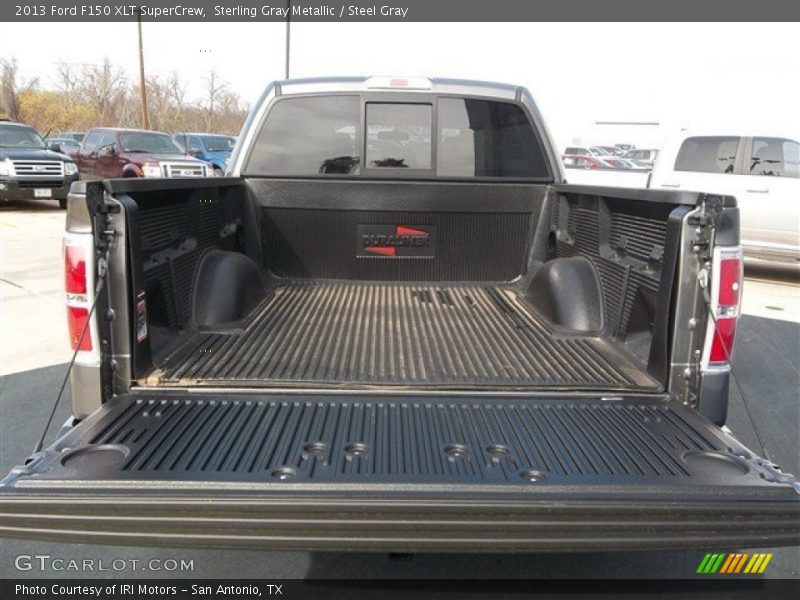 Sterling Gray Metallic / Steel Gray 2013 Ford F150 XLT SuperCrew