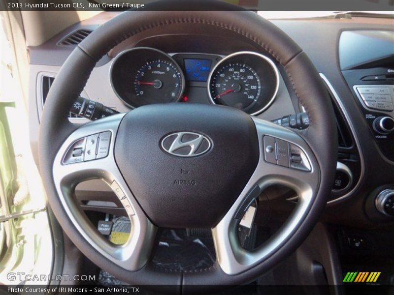 Kiwi Green / Taupe 2013 Hyundai Tucson GLS