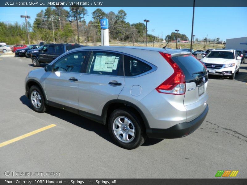 Alabaster Silver Metallic / Gray 2013 Honda CR-V LX