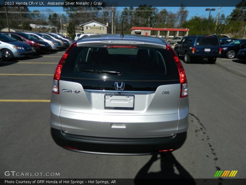 Alabaster Silver Metallic / Gray 2013 Honda CR-V LX