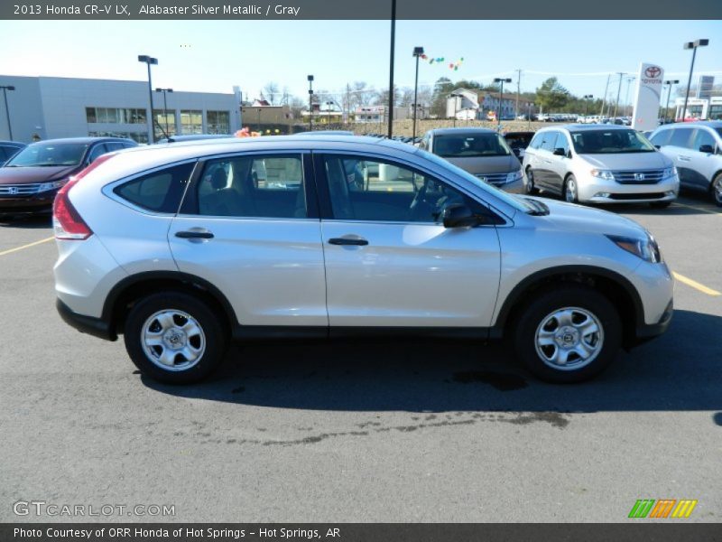 Alabaster Silver Metallic / Gray 2013 Honda CR-V LX