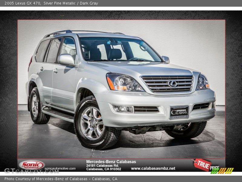 Silver Pine Metallic / Dark Gray 2005 Lexus GX 470