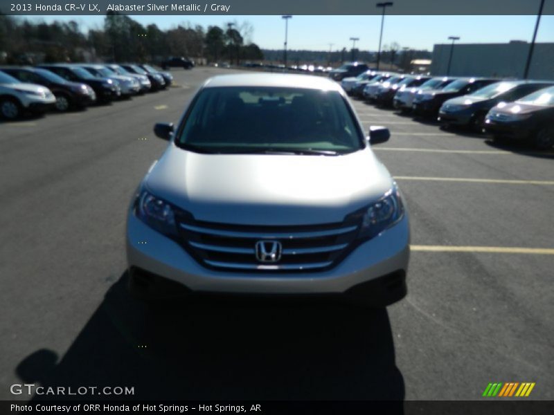 Alabaster Silver Metallic / Gray 2013 Honda CR-V LX