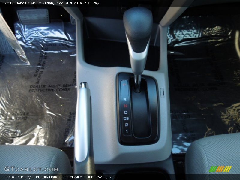 Cool Mist Metallic / Gray 2012 Honda Civic EX Sedan