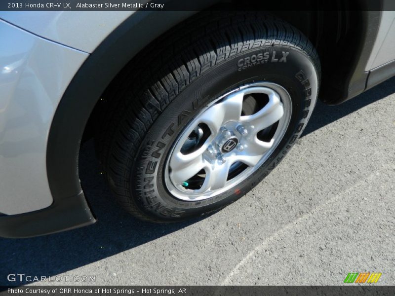 Alabaster Silver Metallic / Gray 2013 Honda CR-V LX