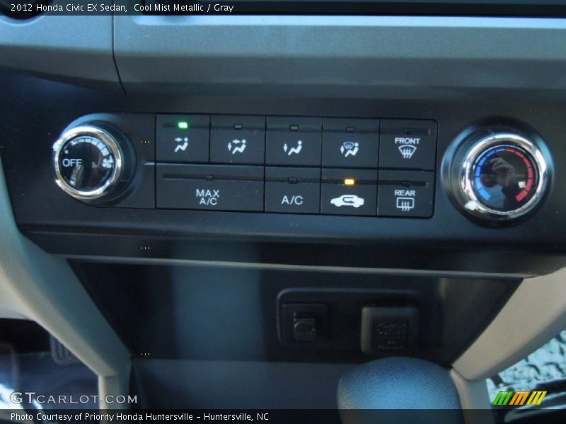Cool Mist Metallic / Gray 2012 Honda Civic EX Sedan
