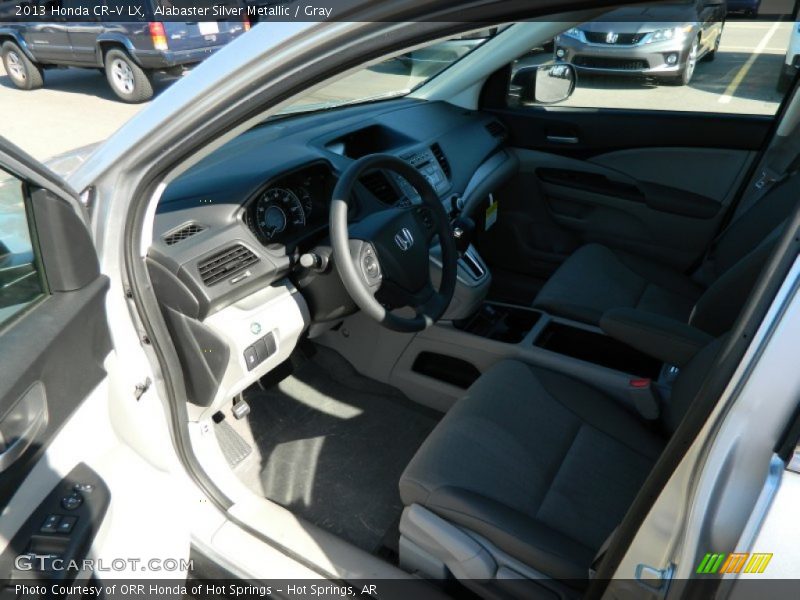 Alabaster Silver Metallic / Gray 2013 Honda CR-V LX
