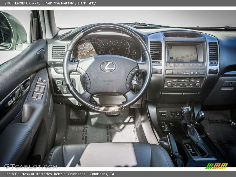 Silver Pine Metallic / Dark Gray 2005 Lexus GX 470