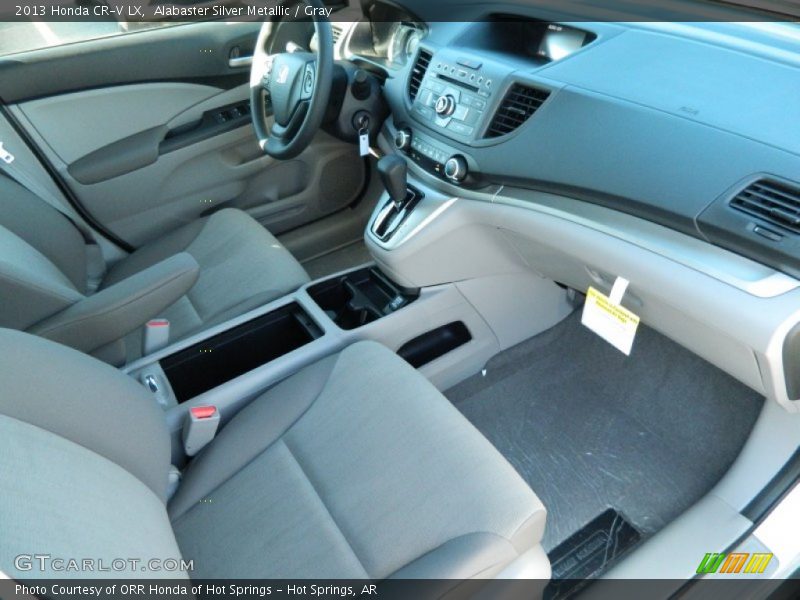 Alabaster Silver Metallic / Gray 2013 Honda CR-V LX