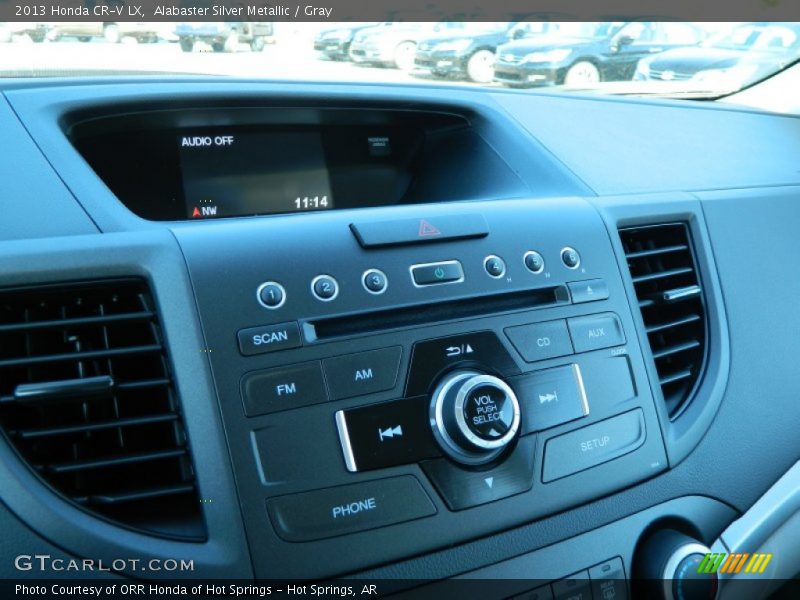 Alabaster Silver Metallic / Gray 2013 Honda CR-V LX