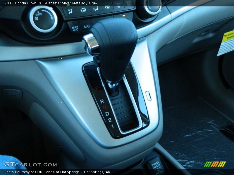 Alabaster Silver Metallic / Gray 2013 Honda CR-V LX