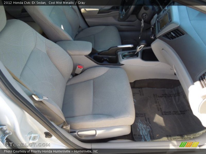 Cool Mist Metallic / Gray 2012 Honda Civic EX Sedan