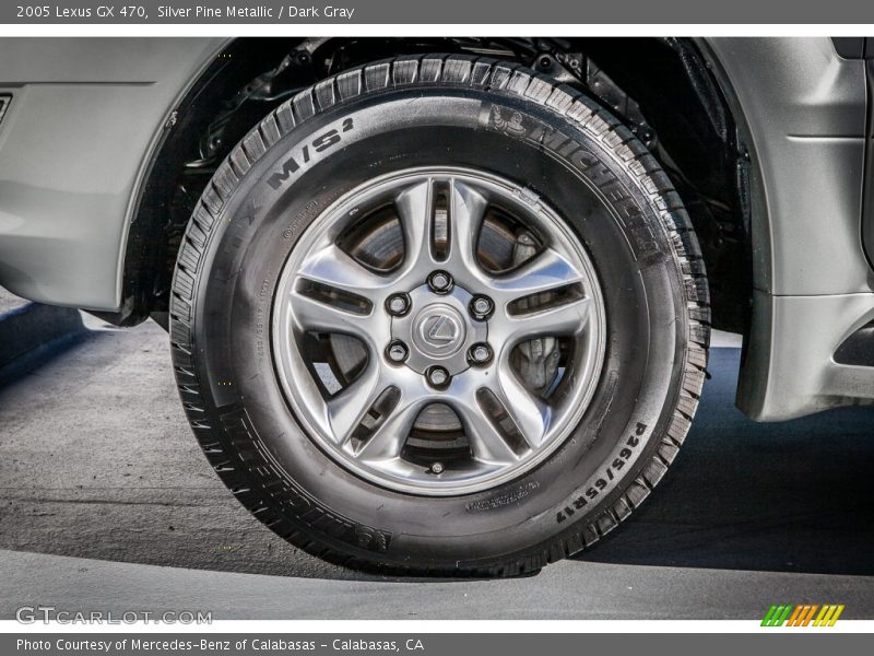 Silver Pine Metallic / Dark Gray 2005 Lexus GX 470