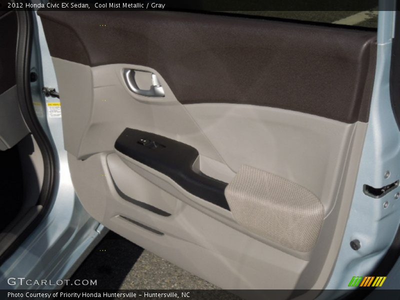 Cool Mist Metallic / Gray 2012 Honda Civic EX Sedan