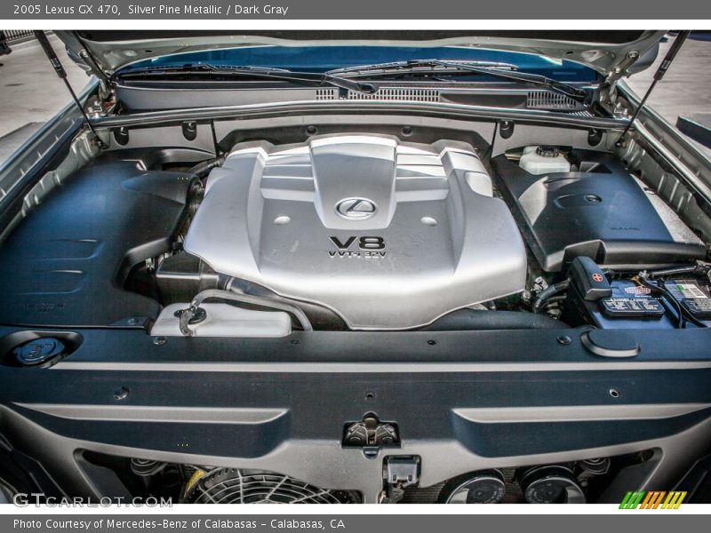 Silver Pine Metallic / Dark Gray 2005 Lexus GX 470