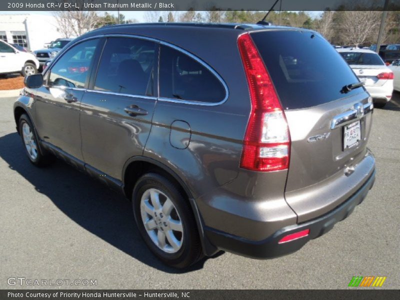 Urban Titanium Metallic / Black 2009 Honda CR-V EX-L