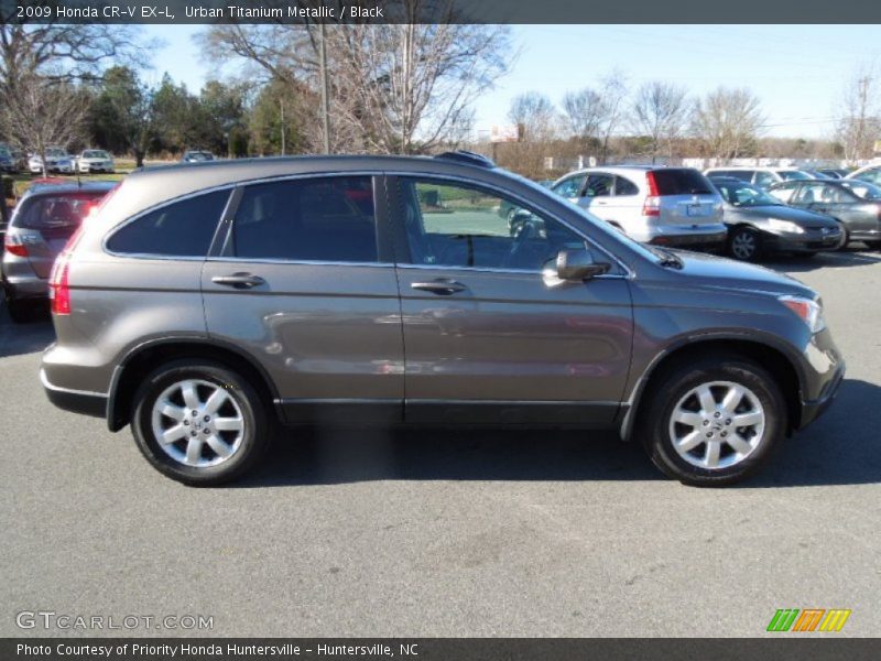 Urban Titanium Metallic / Black 2009 Honda CR-V EX-L