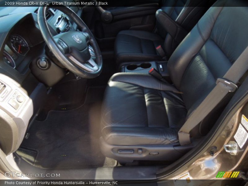 Urban Titanium Metallic / Black 2009 Honda CR-V EX-L