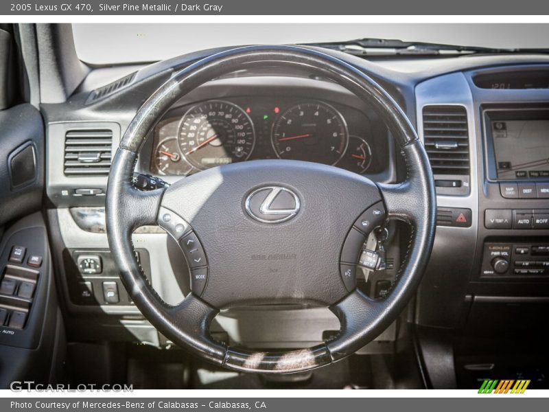 Silver Pine Metallic / Dark Gray 2005 Lexus GX 470