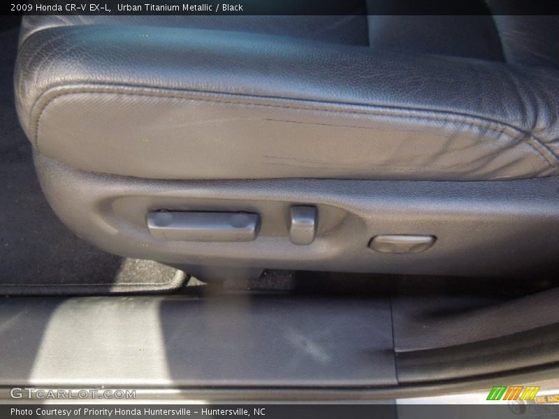 Urban Titanium Metallic / Black 2009 Honda CR-V EX-L