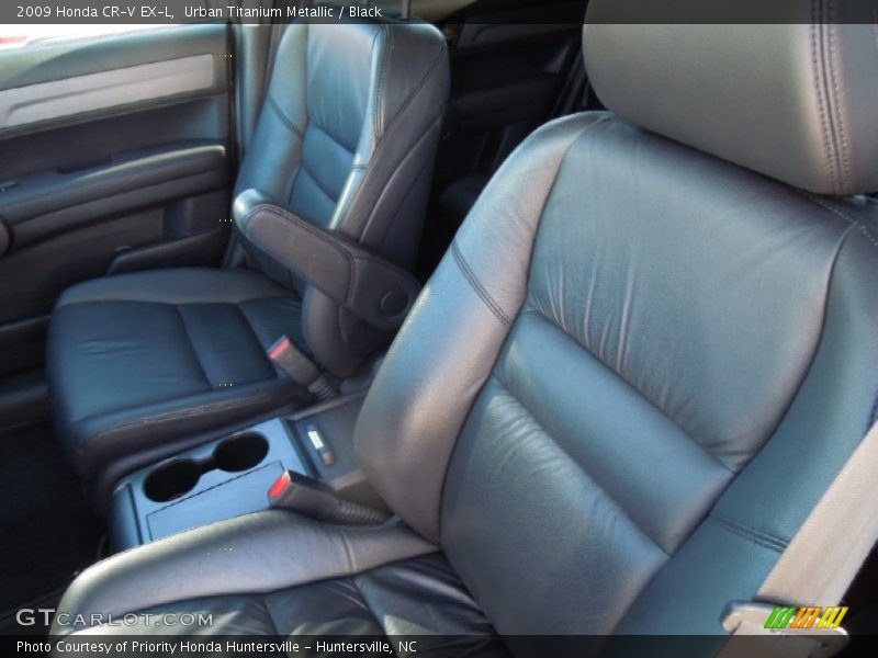 Urban Titanium Metallic / Black 2009 Honda CR-V EX-L