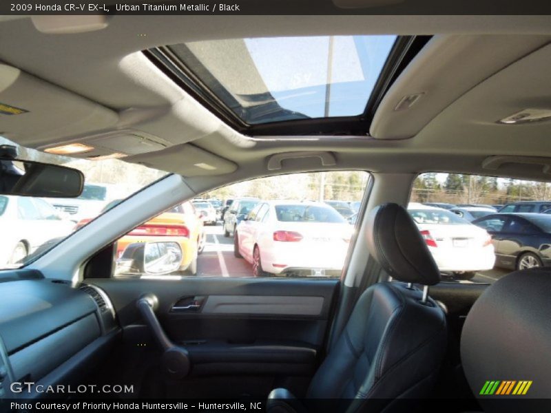 Urban Titanium Metallic / Black 2009 Honda CR-V EX-L