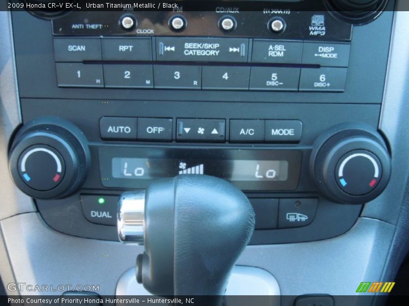 Urban Titanium Metallic / Black 2009 Honda CR-V EX-L