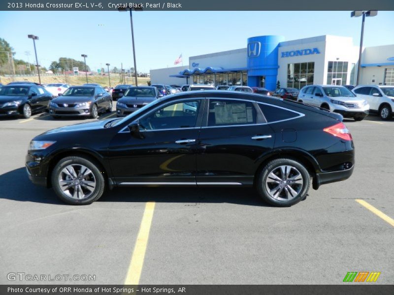 Crystal Black Pearl / Black 2013 Honda Crosstour EX-L V-6